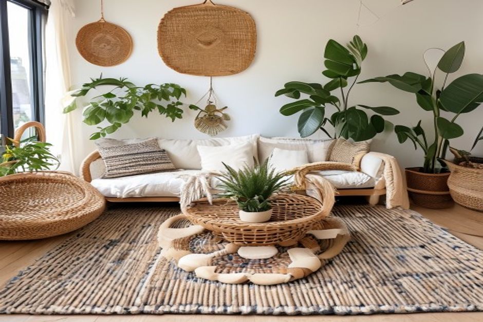 Decoracao Boho - foto ilustrativa para Elieme Textiles