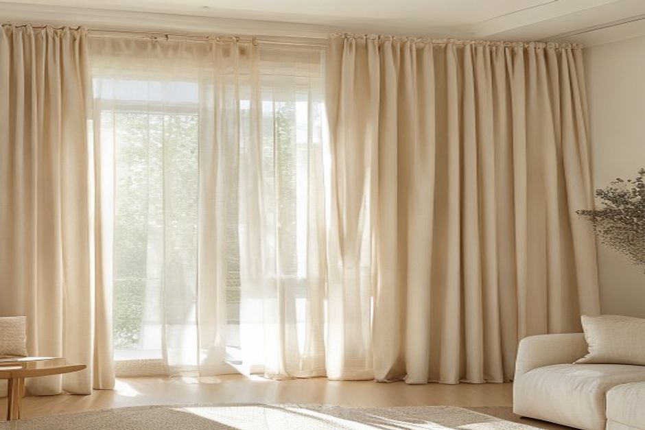 Cortinas para Sala - foto ilustrativa Elieme Textiles